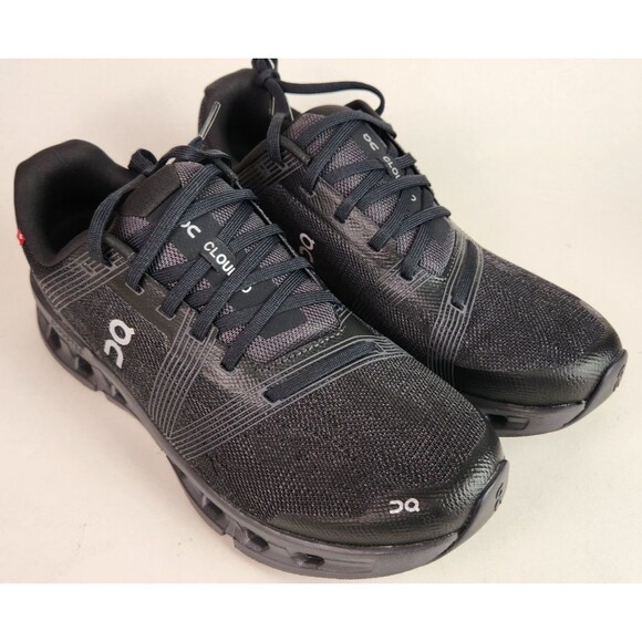 On Running Cloudgo Black/Eclipse (Wide D) 65.98616 Women's Running Shoes Sz 10 - Picture 7 of 10